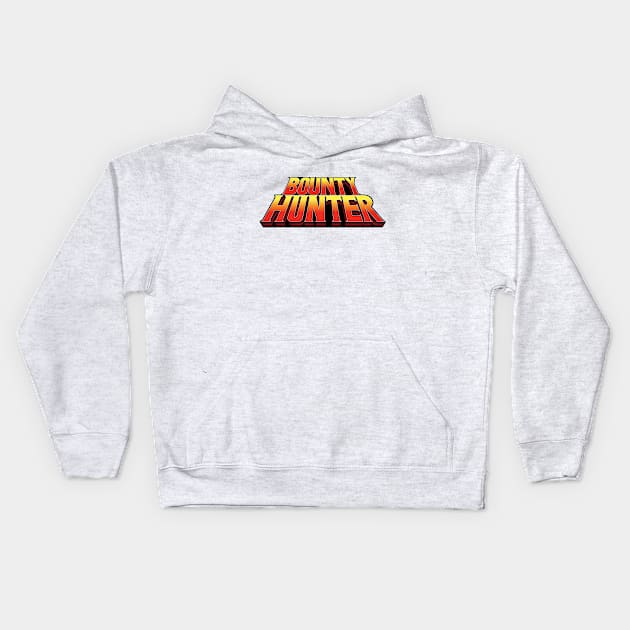 Super Metroid Inspired Bounty Hunter Logo Kids Hoodie by echobase